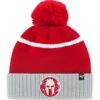 '47 BRAND SPARTAN '47 Canada 2020 Chopblock Knit Hat - Unisex -Sportswear Sales Shop 47 Spartan Canada 2020 Chopblock Knit Hat Red 1