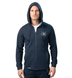 SPARTAN By CRAFT Icon FZ Hood - Men's -Sportswear Sales Shop CRAFT Mens Icon Hoodie Blaze 5