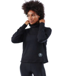 Sportswear Sales Shop -Sportswear Sales Shop CRAFT Womens Engineered Wide Neck Pullover Black 2