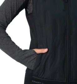SPARTAN By CRAFT Hybrid Vest - Women's 9 SPARTAN By CRAFT Hybrid Vest - Women's -Sportswear Sales Shop CRAFT Womens Hybrid Vest Black 4