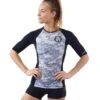 SPARTAN By CRAFT Pro Series Compression SS Top - Women's -Sportswear Sales Shop SPARTAN Craft Womens Pro Series Compression SS Top Print Black 1