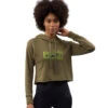 SPARTAN Beast Crop Hoodie - Women's 1 SPARTAN Beast Crop Hoodie - Women's -Sportswear Sales Shop SPARTAN Women Beast Hoodie Olive 2