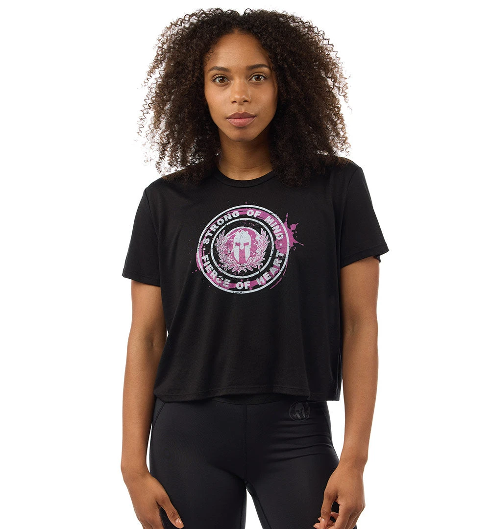 SPARTAN Mind & Heart Crop Tee - Women's 4 SPARTAN Mind & Heart Crop Tee - Women's - Image 2