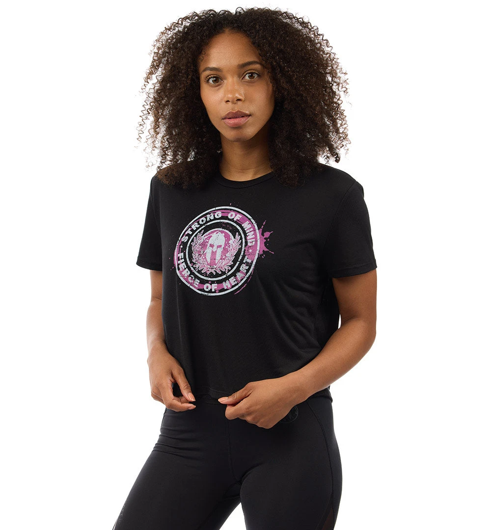 SPARTAN Mind & Heart Crop Tee - Women's 3 SPARTAN Mind & Heart Crop Tee - Women's