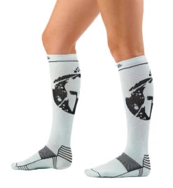 SPARTAN By CRAFT Trail Compression Knee Sock -Sportswear Sales Shop Spartan Craft Compression Knee Socks Trail Teal 5