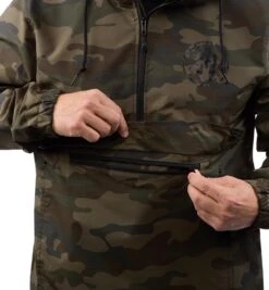 SPARTAN Camouflage Anorak Jacket - Men's -Sportswear Sales Shop Spartan Mens Camouflage Anorak Jacket Green Camo 5