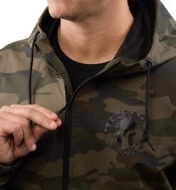 SPARTAN Camouflage Anorak Jacket - Men's -Sportswear Sales Shop Spartan Mens Camouflage Anorak Jacket Green Camo 6