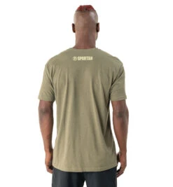 SPARTAN Trifecta Helmet Tee - Men's -Sportswear Sales Shop Spartan Mens Trifecta Helmet Tee Green 3