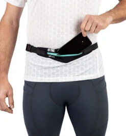 SPARTAN By Weis Running Belt 17 SPARTAN By Weis Running Belt -Sportswear Sales Shop Weis Spartan Slim Running Belt Black Teal 3