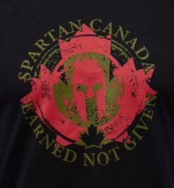 SPARTAN Canada Earned Not Given Tee - Men's -Sportswear Sales Shop spartan mens canada earned not given tee alt2